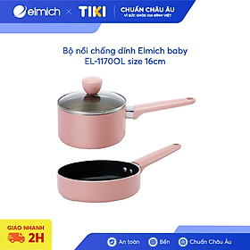 Bộ nồi chống dính Elmich baby EL-1170OL size 16cm