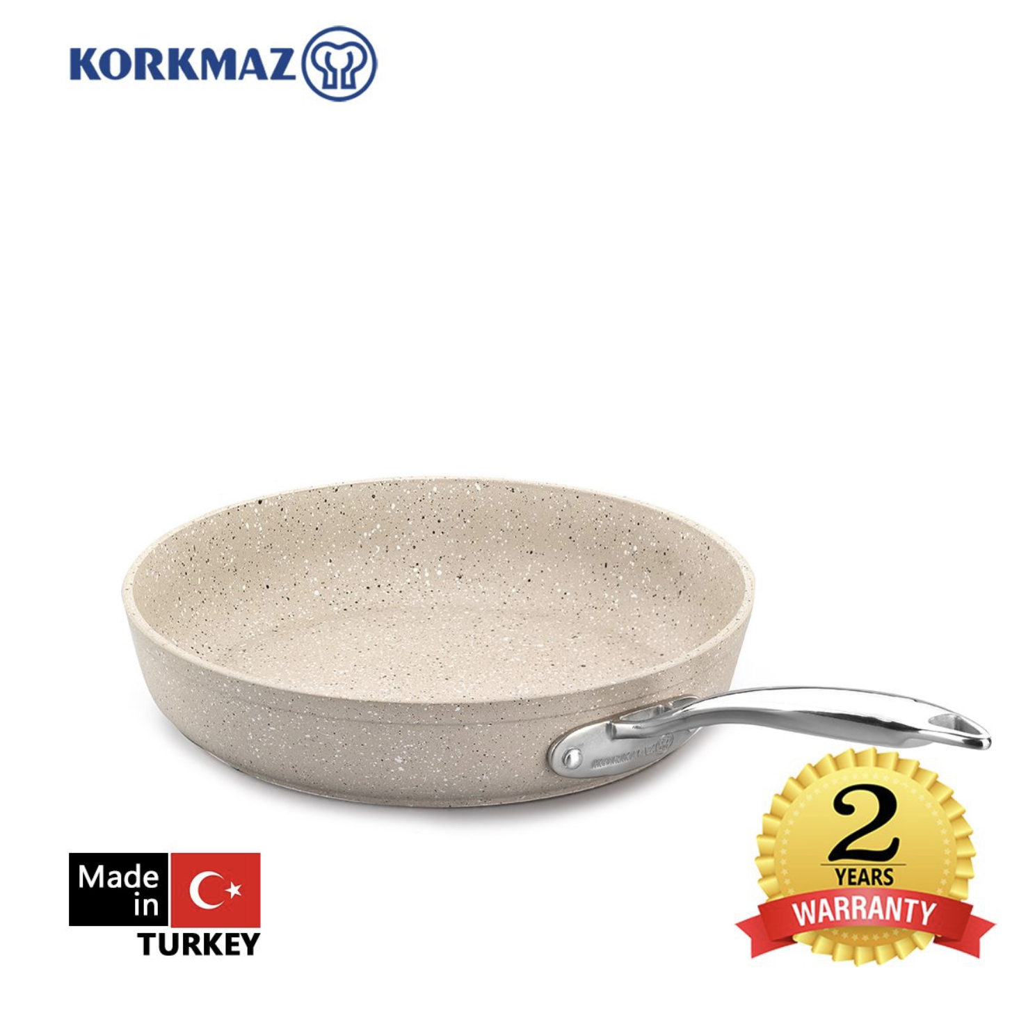 Chảo chống dính Korkmaz Granita - Hàng Chính Hãng