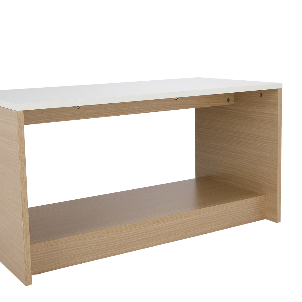Bàn Cà Phê Mia 80Cm(Vuông) Gỗ Sồi Trắng |Index Living Mall | Nội thất Thái Lan