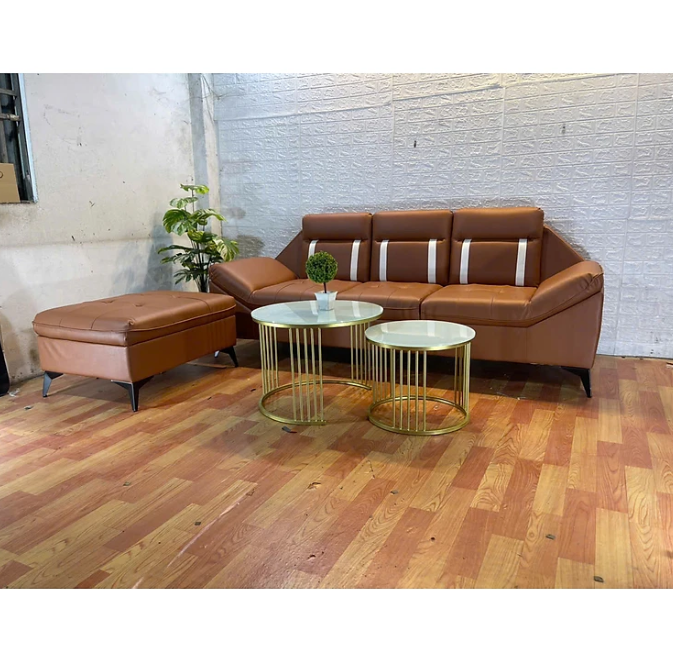Sofa băng 2m kèm đôn nệm Tundo HLMCT màu lựa chọn kèm bàn như hình