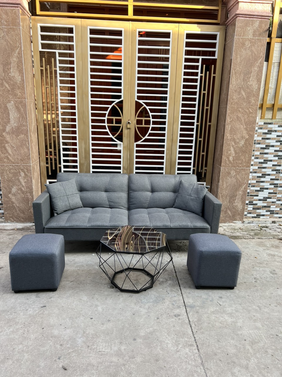 COMBO Sofa phòng khách 6 món hàng loại 1 siêu xinh Tundo nhiều màu lựa chọn