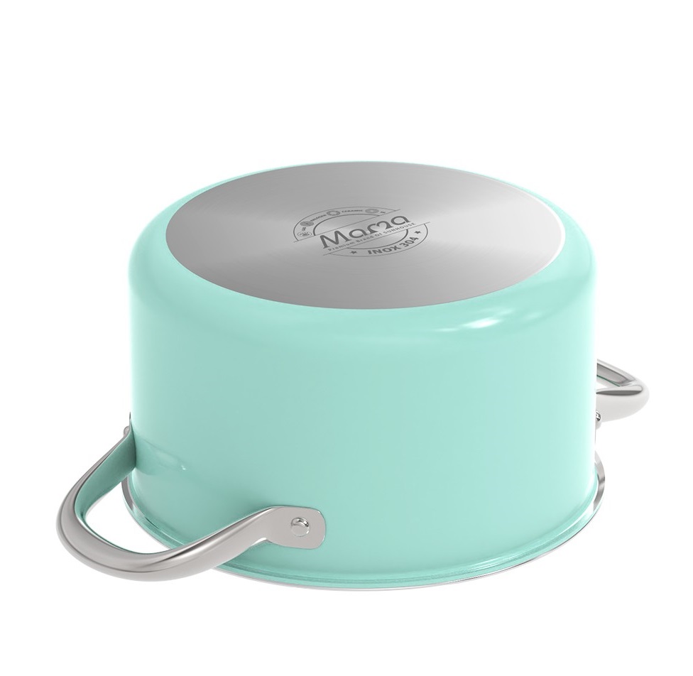 Bộ Nồi Inox 304 Liền Đáy Sunhouse Mama SHG702 - Hàng Chính Hãng