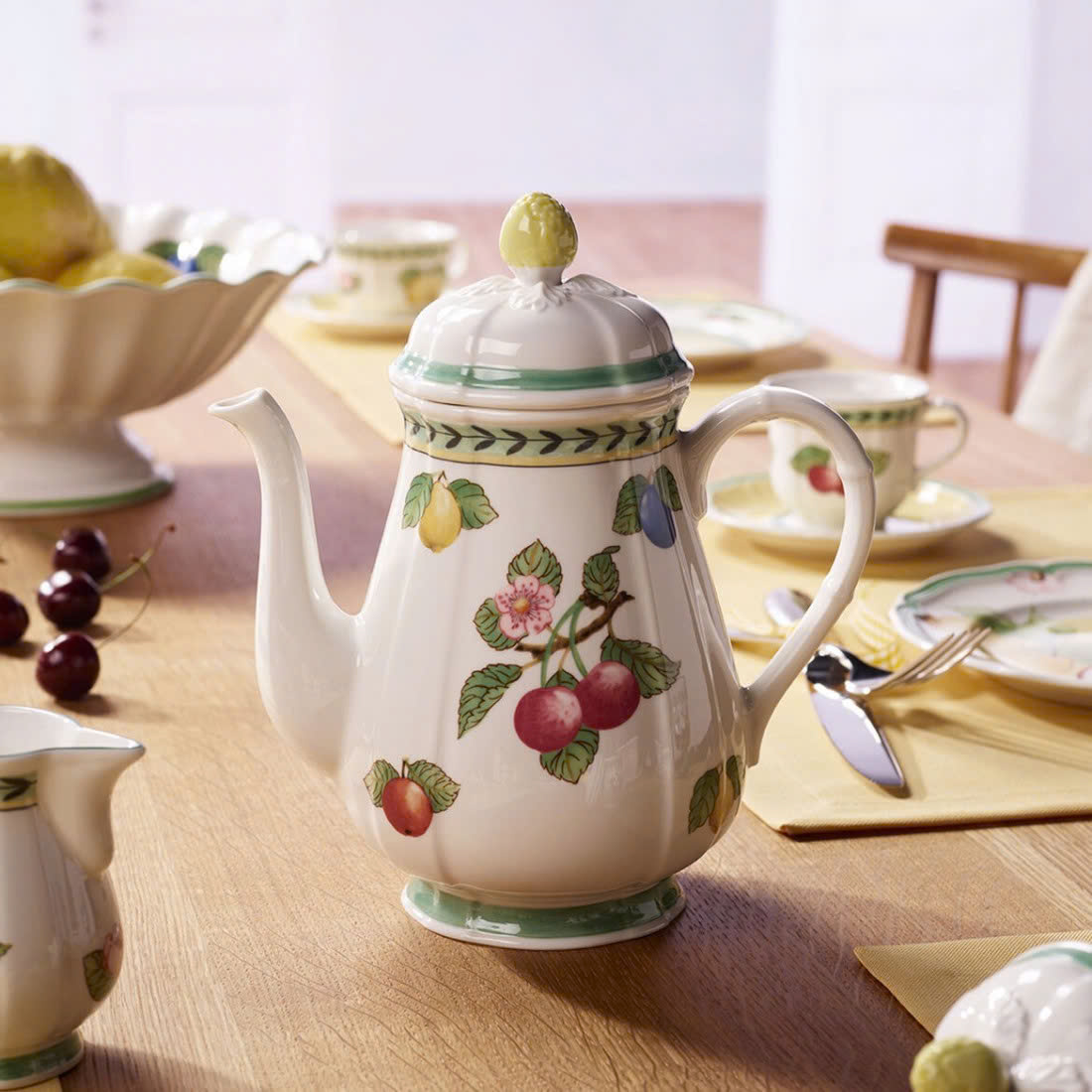 Ấm trà Villeroy & Boch French Garden Fleurence 6pers Kaffeemaschine. 1,25L 10-2281-0100 Made in Germany Hàng chính hãng