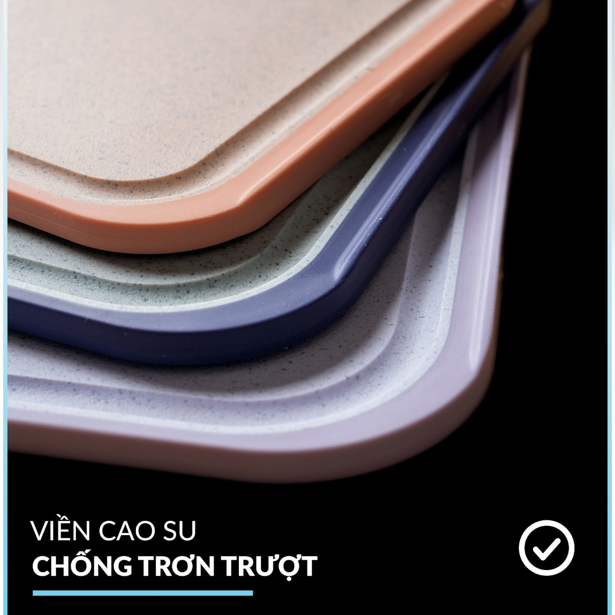Bộ 3 thớt nhựa kháng khuẩn đa năng Hàn Quốc CIM296