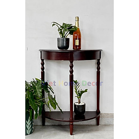 Bàn Console Bán Nguyệt Chân Tiện 4403 - Thương hiệu Viet Home Decor