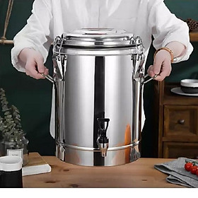 BÌNH ĐỰNG NƯỚC BÌNH Ủ TRÀ SỮA GIỮ NHIỆT CÓ VÒI - BÌNH Ủ TRÀ SỮA CÁCH NHIỆT INOX 304 CAO CẤP NHIỀU SIZE : 10L - 20L - 30L 