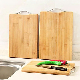 Thớt tre trúc tự nhiên ECO an toàn cho người sử dụng, thân thiện với môi trường, decor nhà bếp phong cách vintage- Bamboo Cutting board 