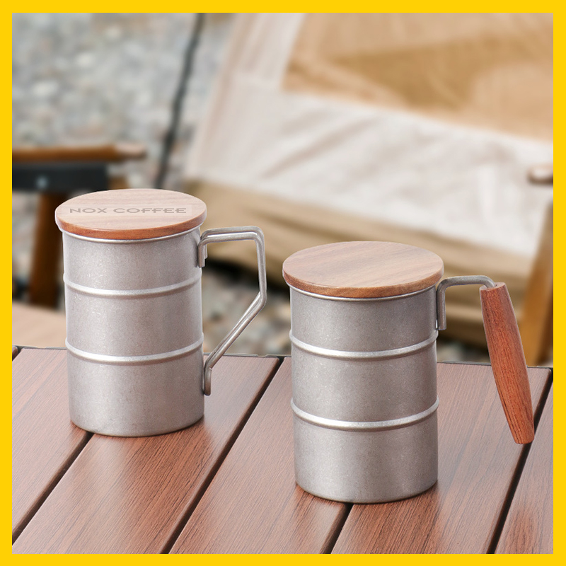 Cốc inox phong cách retro