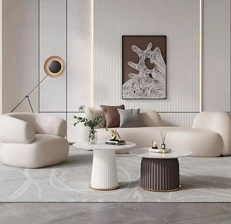 Bàn Sofa Tròn Đôi Nhập Khẩu Tundo HHP-BSF903-08 Cao Cấp