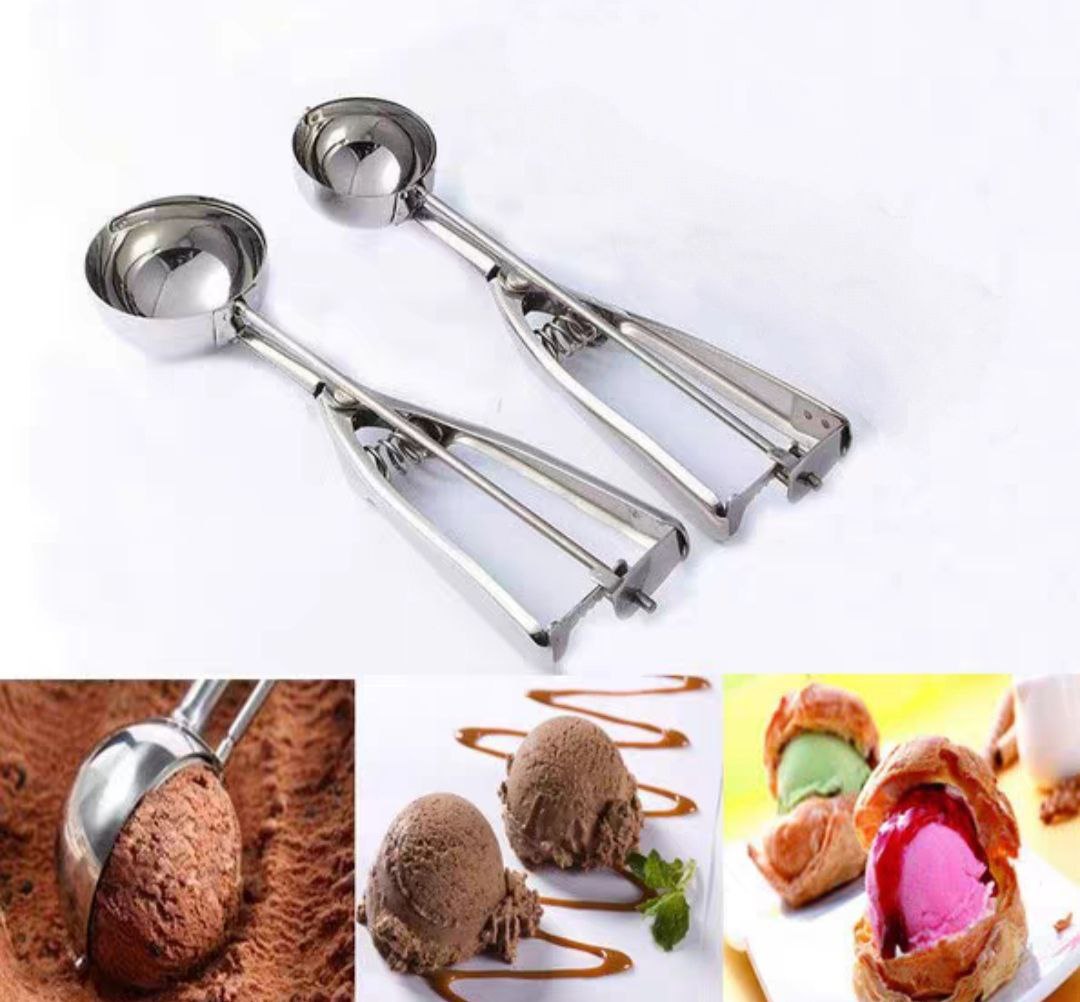 Múc kem inox 5 cm & 6 cm KK01| muỗng múc kem