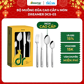Bộ dao muỗng nĩa INOX cao cấp 4 món DCS-03