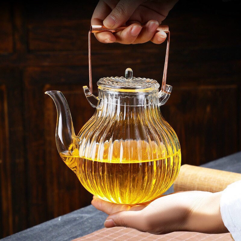 ẤM PHA TRÀ THỦY TINH CRYSTAN CAO CẤP DÁNG BẦU - ANTH442