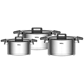  Bộ Nồi Woll Concept NCSET004 SET 6 PCS 18CM 20CM 24CM Made in Germany, Hàng Chính Hãng
