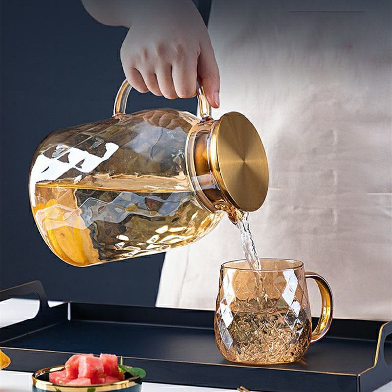 Ly Thủy Tinh Hình Trái Thơm Phong Cách Âu Mỹ
