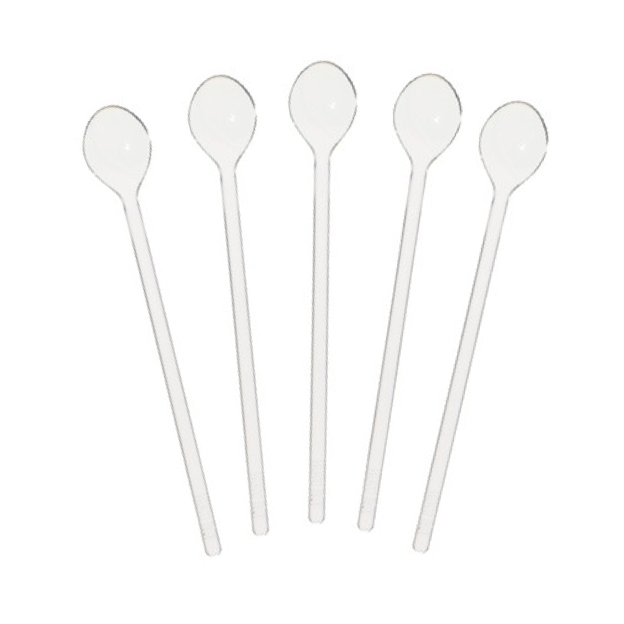 Muỗng Thìa Cà Phê Cán Dài Nhựa Trong MCF04A 24cm dùng pha cafe, bột rau, bột ngũ cốc
