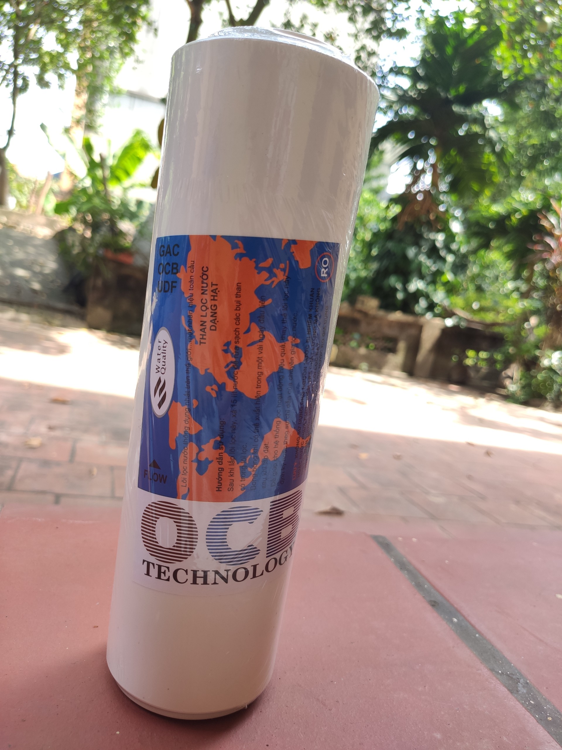 Lõi lọc cacbon, Lõi lọc thô số 2, lõi lọc nước dùng cho máy lọc nước R.O gia đình kangaroo aqua karofi