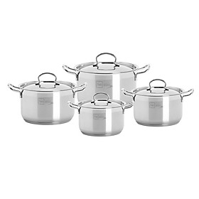 Bộ nồi inox 304 cao cấp 3 đáy  Fivestar (vancover) - dùng được bếp từ 