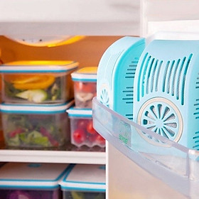 Hộp khử mùi tủ lạnh, than hoạt tính công nghệ cao ,giúp khử mùi thực phẩm sống , chín , giữ nguyên hương vị ,ngăn vi khuẩn , tạo không gian thoáng mát và thơm ngát 
