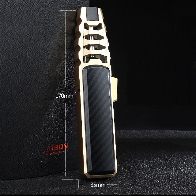Vỏ Hột Quẹt Bật Lửa khò 1 tia cầm tay Jobon ZB-588, thiết kế nhỏ gọn, ngọn lửa khò 1 tia cực mạnh, dễ dàng điều chỉnh lửa và khóa rảnh tay