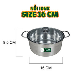 Bộ 3 nồi inox đáy Từ GALEN Sử Dụng Được Cả Mọi Loại Bếp, Chất Liệu Inox Không Gỉ Sáng Bóng Bền Đẹp