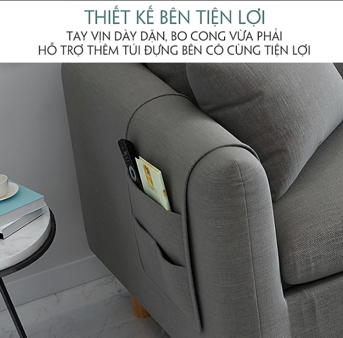 Ghế Sofa Phòng Khách Cao Cấp - Salon Sofa Phòng Khách - Salon Phòng Khách - Ghế Sofa Đa Năng, Ghế Sofa Chữ L Phòng Khách, Ghế Sofa Giường Đa Năng, Ghế Sofa Chữ L Cao Cấp Tundo KT 2m1 x 80cm