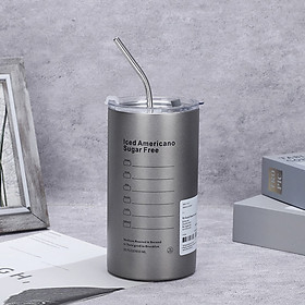 [XẢ LỖ] Cốc giữ nhiệt inox 304 cao cấp có gioăng chống tràn hiệu quả, kèm ống hút inox chống gỉ an toàn cho sức khỏe - Bình giữ nhiệt kiểu mới 2023 - Hàng chính hãng