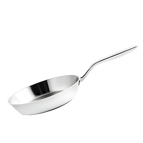 Chảo chiên rán inox 316 nguyên khối Hàn Quốc CIC68 size 20cm/24cm/26cm chống dịnh tự thân, đáy từ