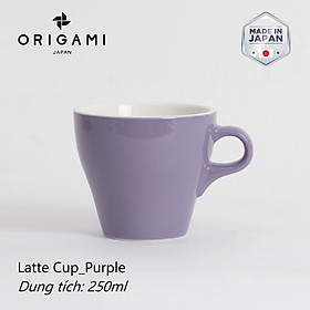 Ly sứ Origami Latte Cup 250ml uống trà cà phê