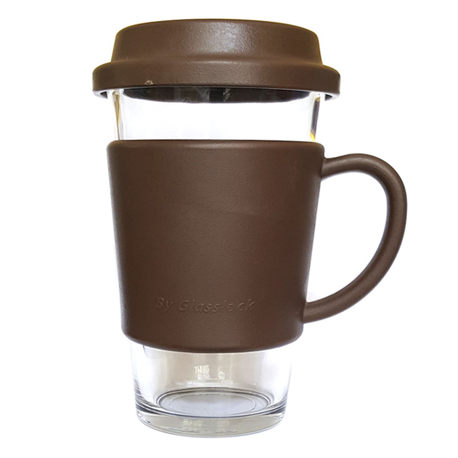 Ly Thủy Tinh Có Nắp Nhựa Glasslock RC107 (380ml) - Màu Ngẫu Nhiên
