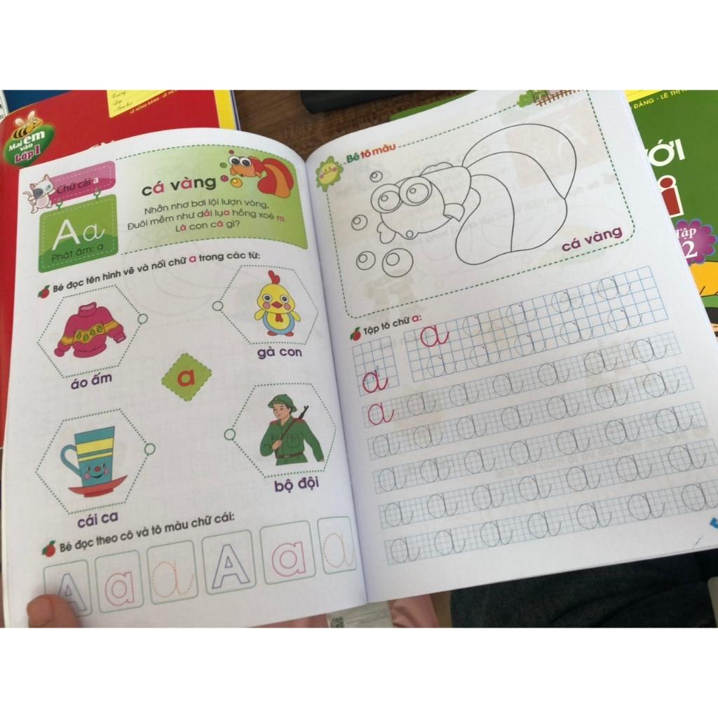 Mai Em Vào Lớp 1 - Vở Tập Tô Nét Cơ Bản - Dành cho trẻ 5 - 6 tuổi - Bản Quyền