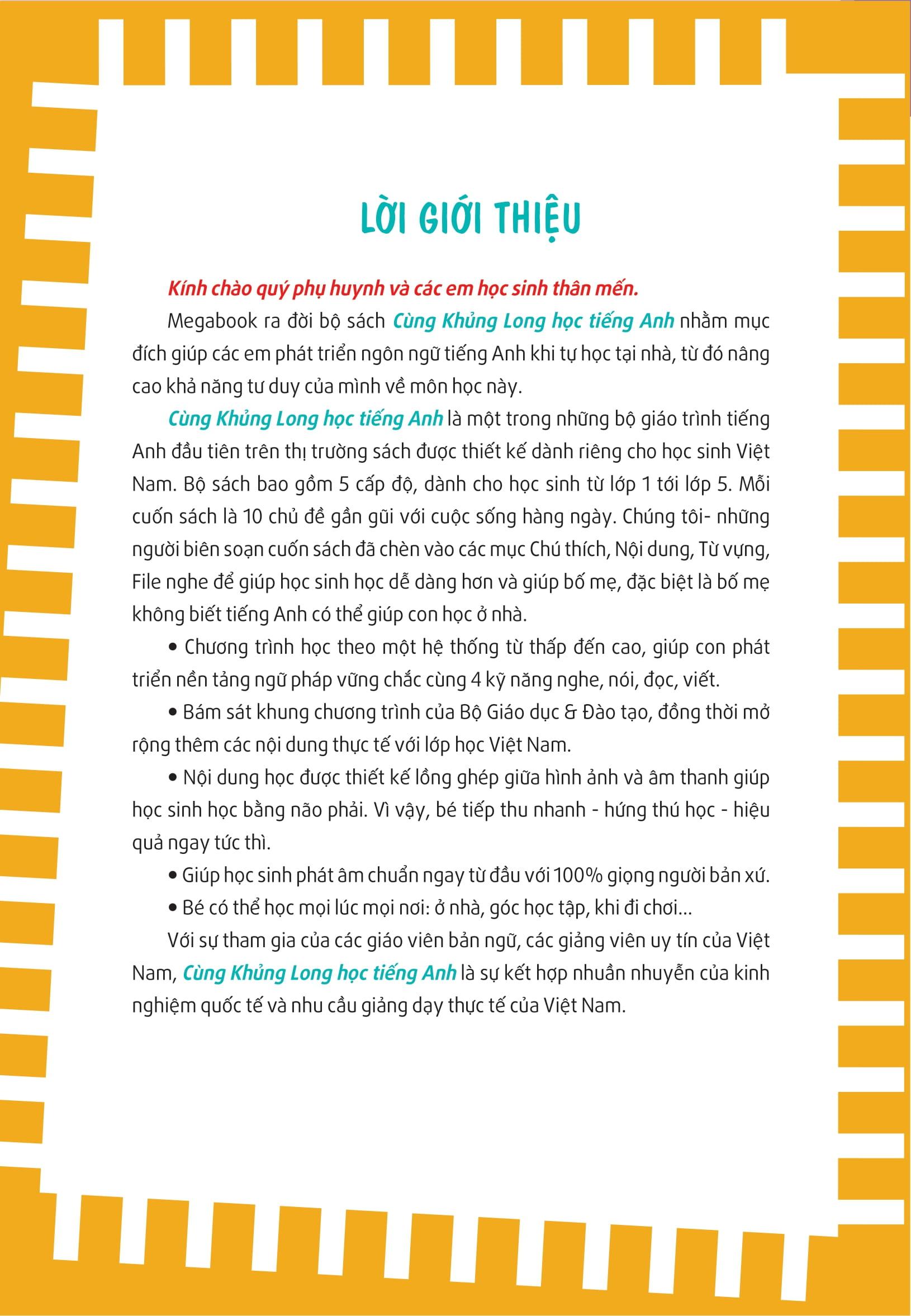 Cùng Khủng Long Học Tiếng Anh Theo Chủ Đề Lớp 1 (Tái Bản)