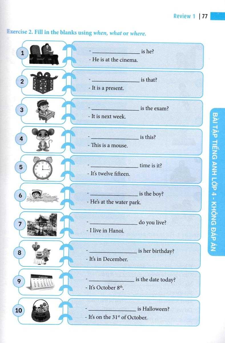 Global Success - Bài Tập Tiếng Anh 4 - Không Đáp Án