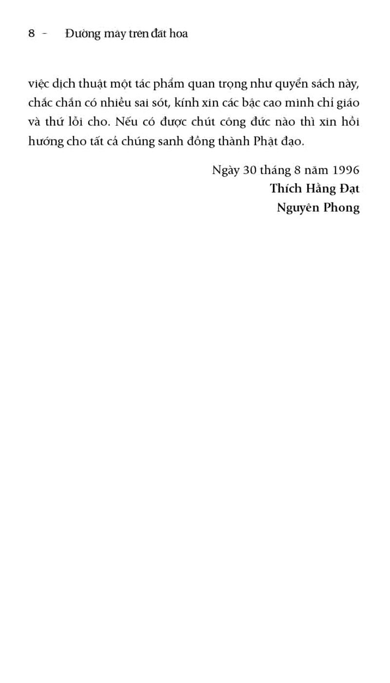 Đường Mây Trên Đất Hoa (Tái Bản 2022)