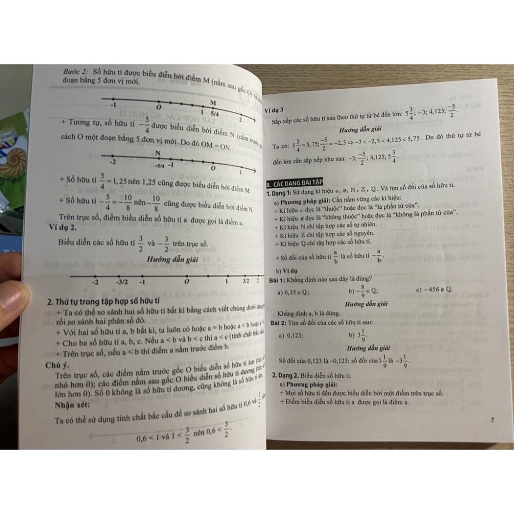 Sách - Hướng dẫn học và giải các dạng bài tập Toán 7 ( tập 1 + tập 2)