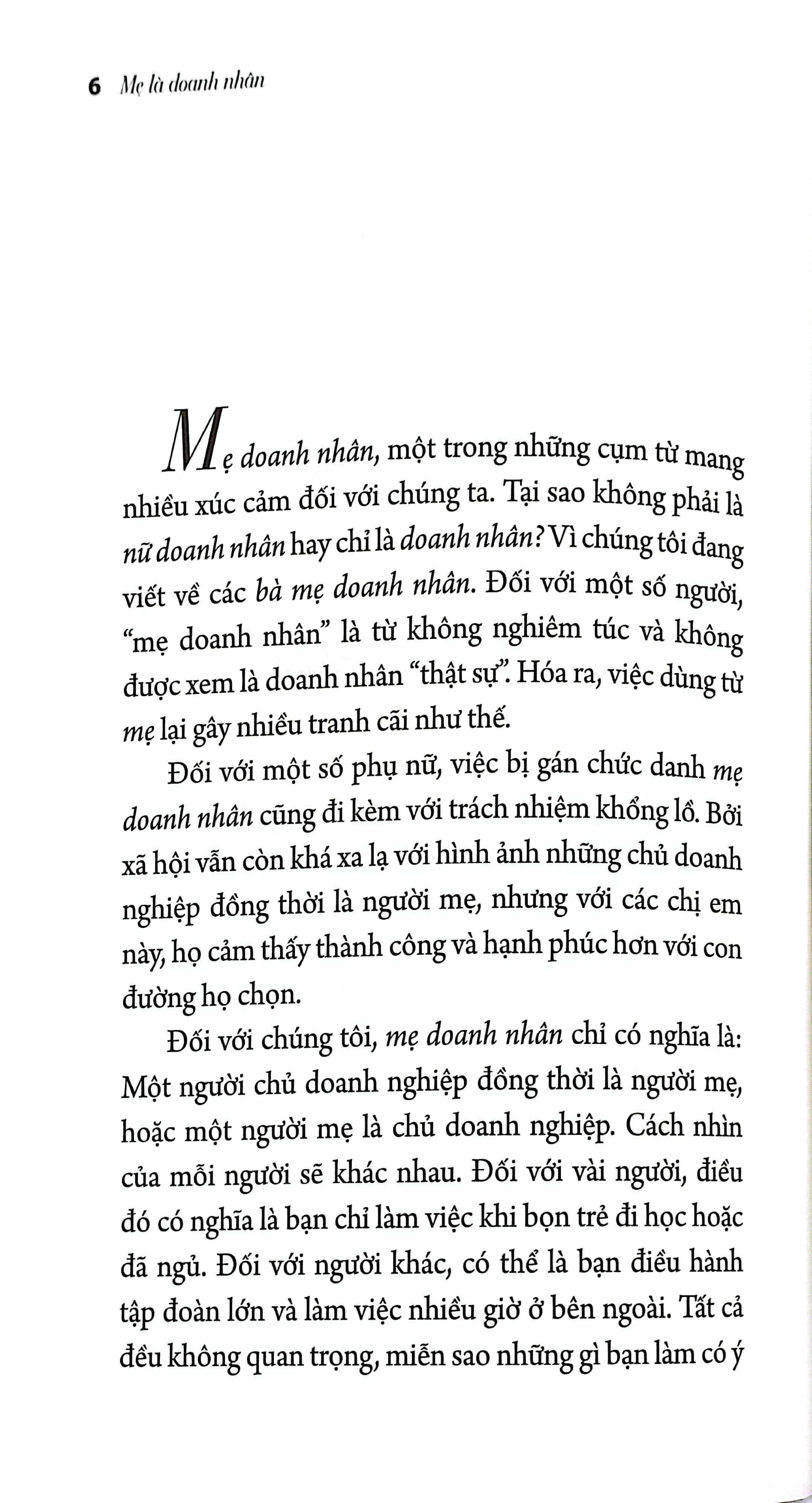 Mẹ Là Doanh Nhân
