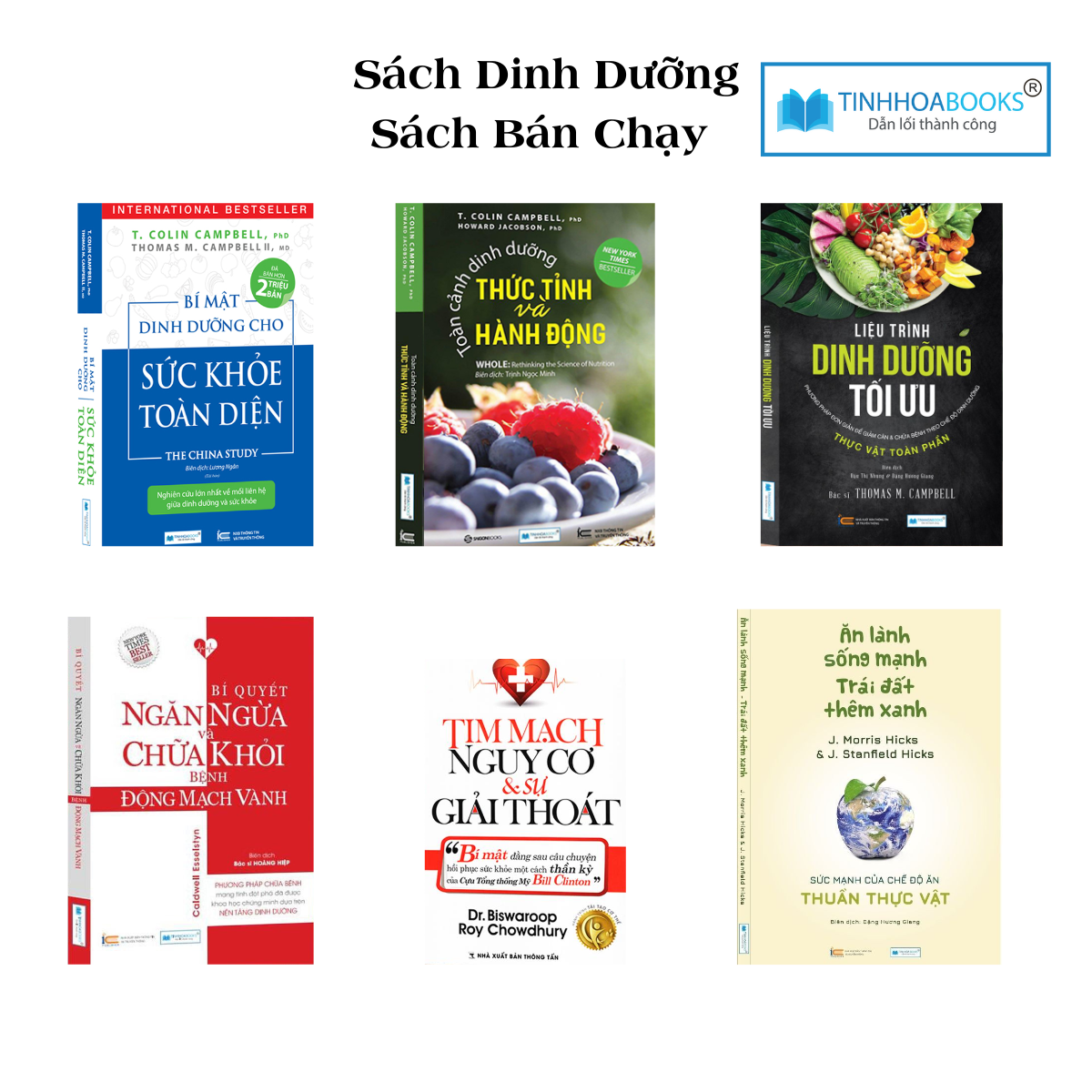 Combo Sách Dinh Dưỡng Bán Chạy: Bí Mật Dinh Dưỡng + Toàn Cảnh Dinh Dưỡng (Tái Bản)