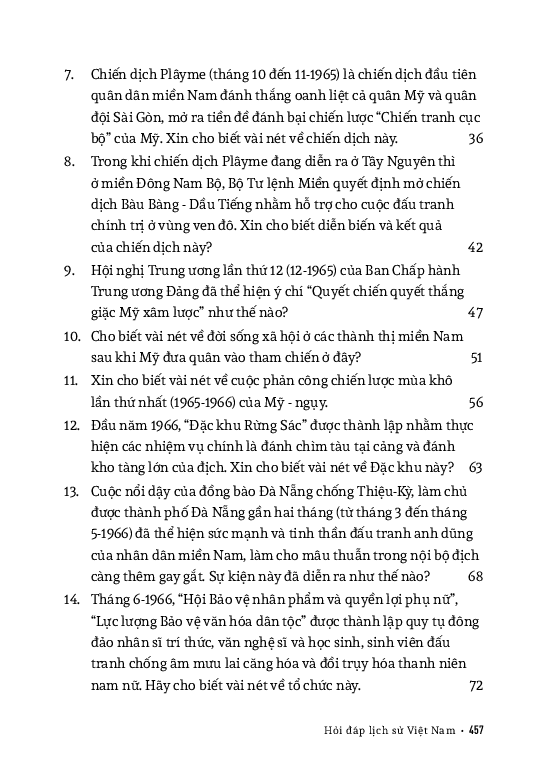 Hỏi Đáp Lịch Sử Việt Nam, Tập 9: Từ Xuân Mậu Thân (1968) Đến Chiến Dịch Hồ Chí Minh (1965 - 1975)