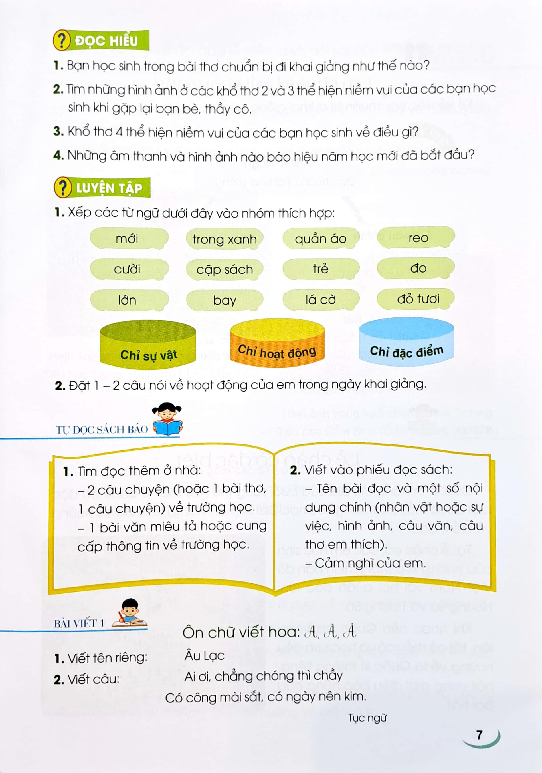 Tiếng Việt 3 - Tập 1 (Cánh Diều) (Chuẩn)