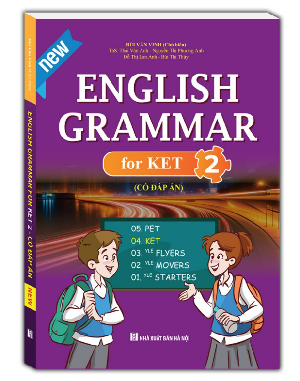 Sách - combo 2c English grammar for ket tập 1 và 2 ( có đáp án)