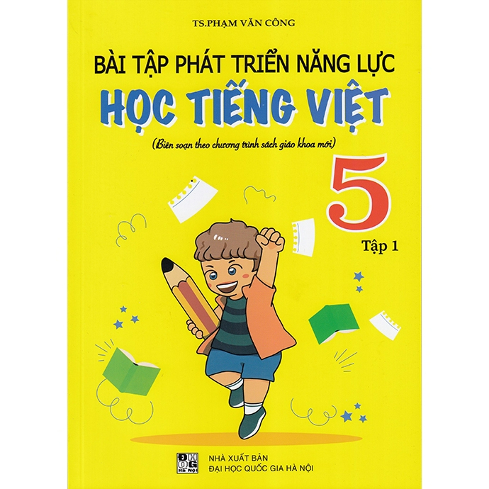 Sách - Bài tập phát triển năng lực học Tiếng Việt 5 tập 1+2 (Biên soạn theo chương trình sgk mới)