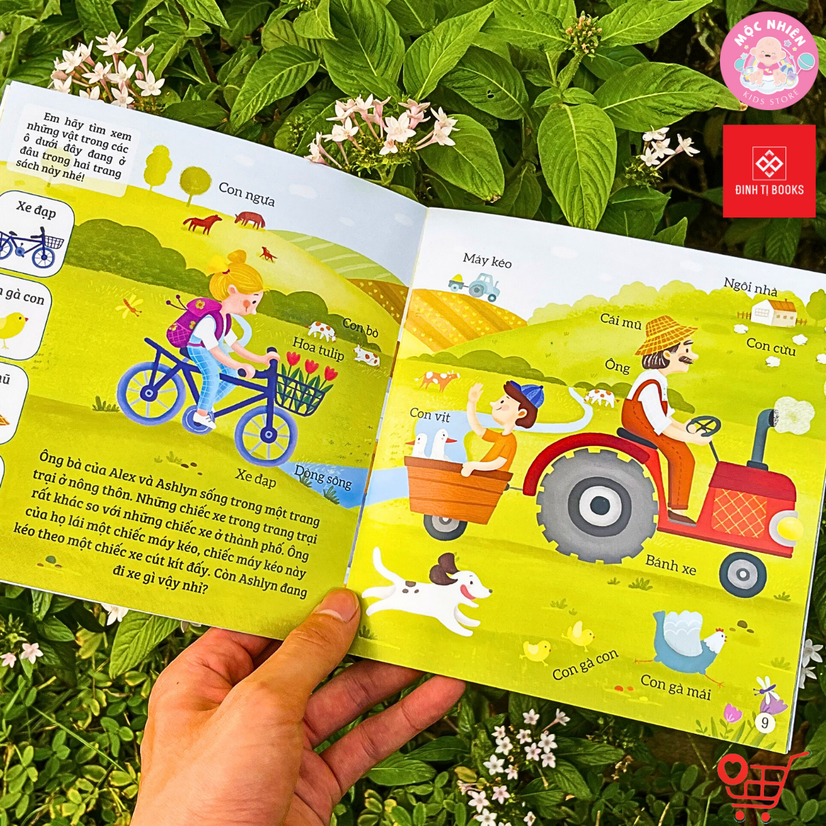 Sách - Bé rèn trí thông minh qua hoạt động quan sát và tìm kiếm - 05 chủ đề dành cho bé 0 - 6 tuổi - Đinh Tị Books