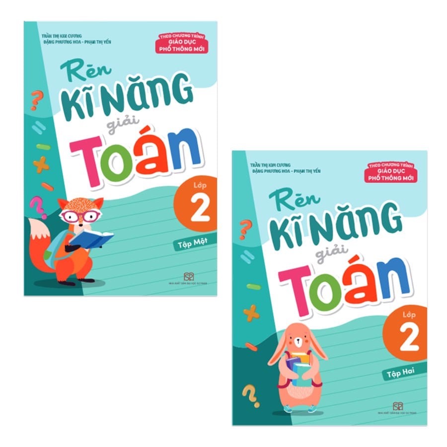 Sách: Combo 5 Cuốn: Toán Nâng Cao Lớp 2 + Rèn Kĩ Năng Học Tốt Và Giải Toán Toán Lớp 2