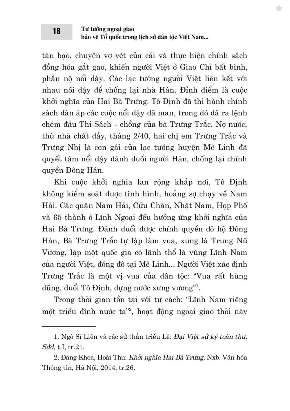 Tư tưởng ngoại giao bảo vệ Tổ quốc trong lịch sử dân tộc Việt Nam (Từ thuở lập nước đến năm 1930)