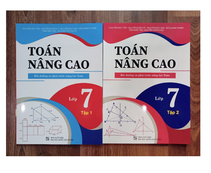 Sách - Combo Toán nâng cao Bồi dưỡng và phát triển năng lực Toán lớp 7 tập 1 + tập 2