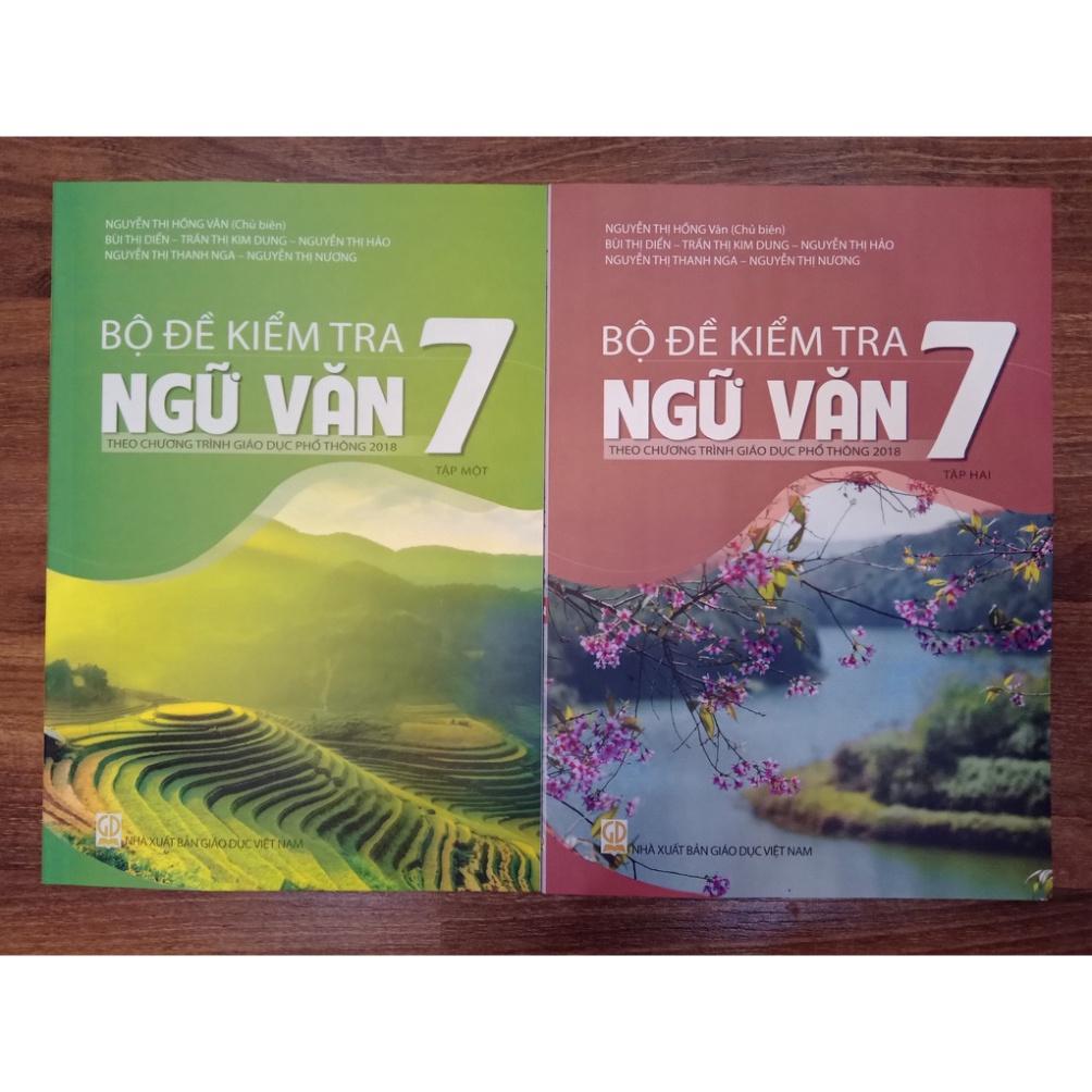 Sách - Combo Bộ đề kiểm tra ngữ văn 7 ( Tập 1 + Tập 2 )