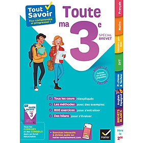 Sách học tiếng Pháp trẻ em TOUT SAVOIR 3E SPECIAL BREVET - TOUT EN UN