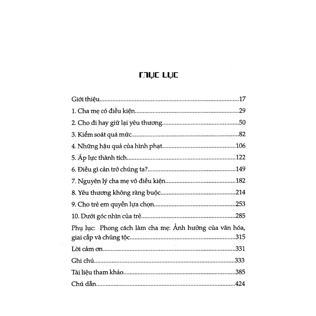 Cha Mẹ Vô Điều Kiện