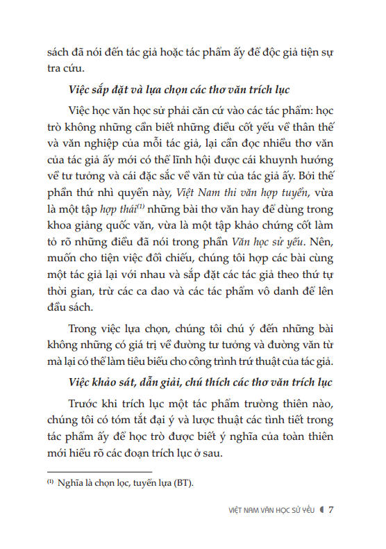 Việt Nam Văn Học Sử Yếu (Bìa Mềm)