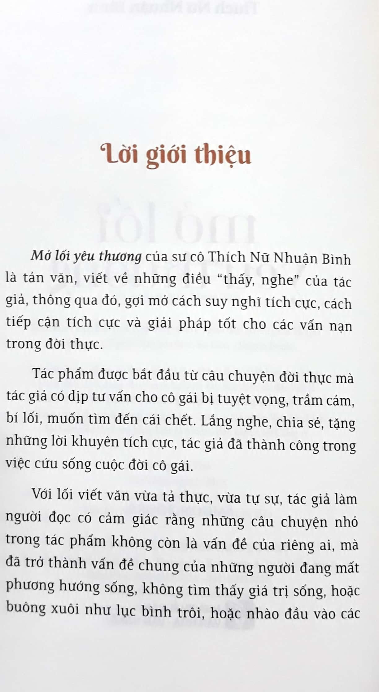 Mở Lối Yêu Thương