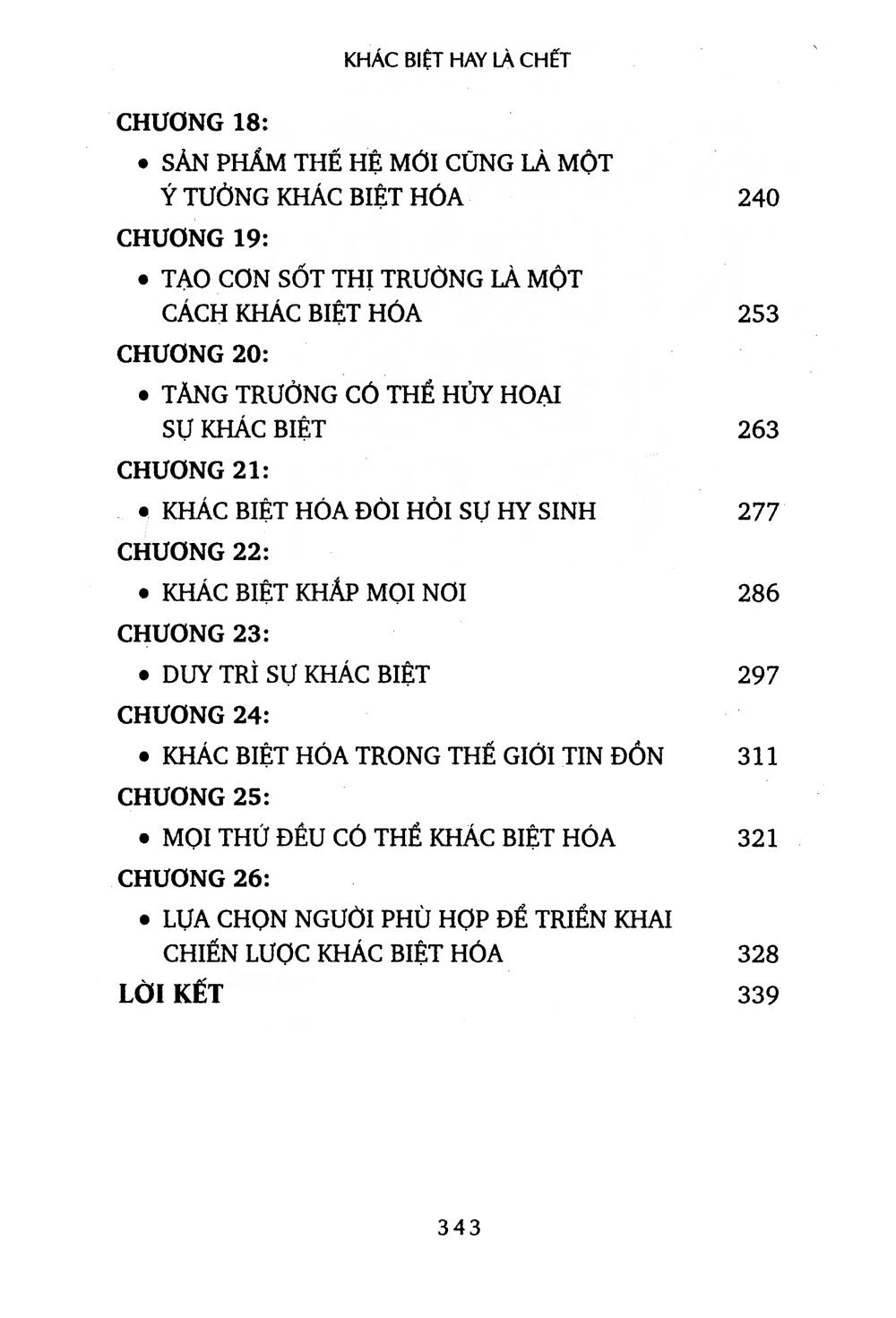 Khác Biệt Hay Là Chết (Tái Bản 2021)